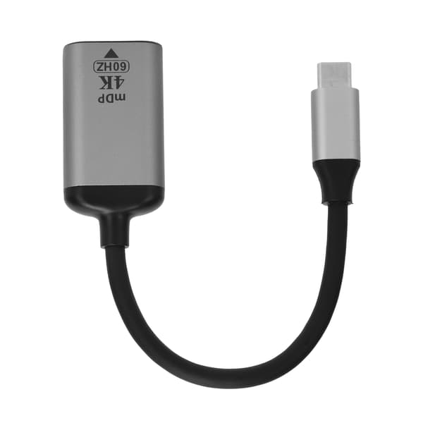 USB C til Mini DisplayPort Adapter 4K 60Hz Kabel for Datamaskin Mobiltelefon