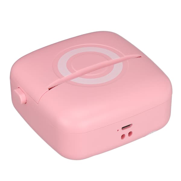Mini Bærbar Termisk Printer 200DPI Opløsning Ergonomisk Letvægts Pink