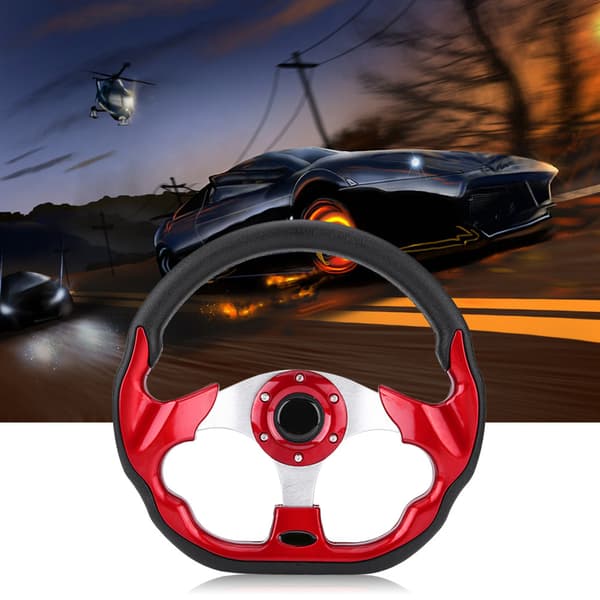 320mm Senaste Kolfiber Racing Ratt Modifiering Mini Drifting Ratt (Röd)