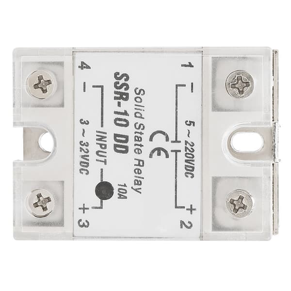SSR-10 DD 10A 5-220VDC Solid State Relæ til industriel automatiseringsproces