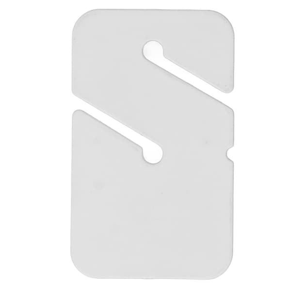 4 stk. Scuba Cave Diving Line Marker Kompakt Lett Synlighet Vrakdykking Rektangulær Hvit