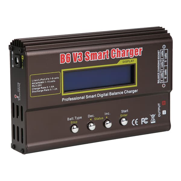 Smart Digital Balance Lader LCD Display Høj Nøjagtighed Intern Modstandsmåling 80W
