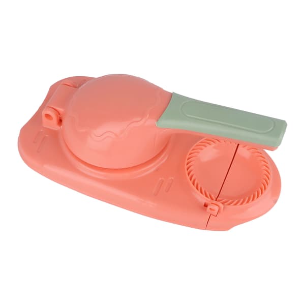 2 I 1 Dumpling Maker Press Sikker Plast Effektiv Manuel Form Hud Pink