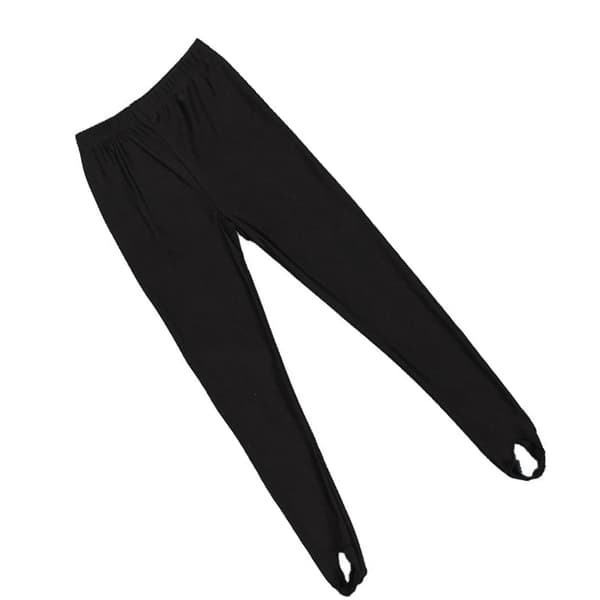Børne Dansebukser Sort Elastisk Åndbar Atletisk Leggings til Drenge Piger Størrelse 120 75