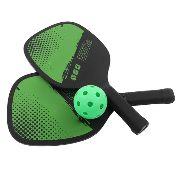 Bærbart Pickleball Sæt 2 Bat 4 Bolde Opbevaringstaske Udendørs Sport