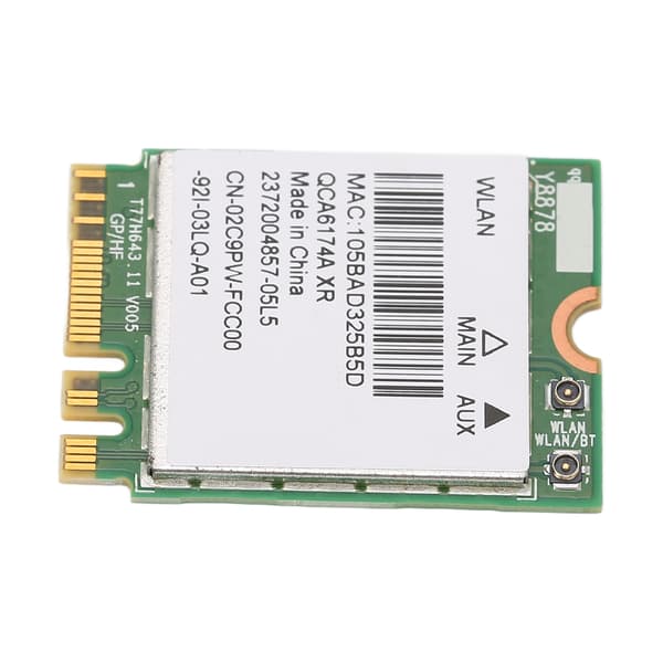 Trådløst netværkskort 867Mbps 2.4GHz 5GHz Dual Band M.2 Interface til bærbar computer