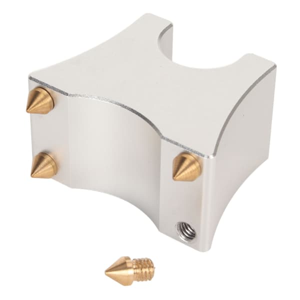 Aluminiumslegering HiFi Kabelbakke Stativ Spike Multifunktion Højttaler Ledningsbeslag Strømkabel Riser Clip Sølv