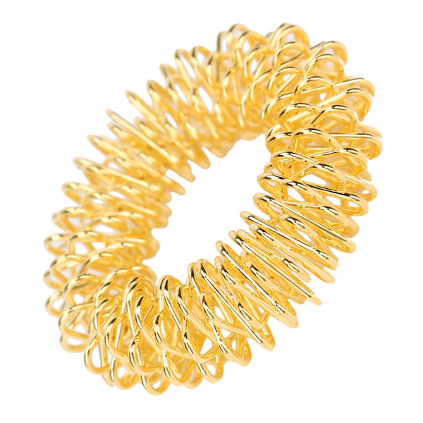 Piggete sensoriske fingerringer Stresslindring Massasjeterapi for barn voksne gull