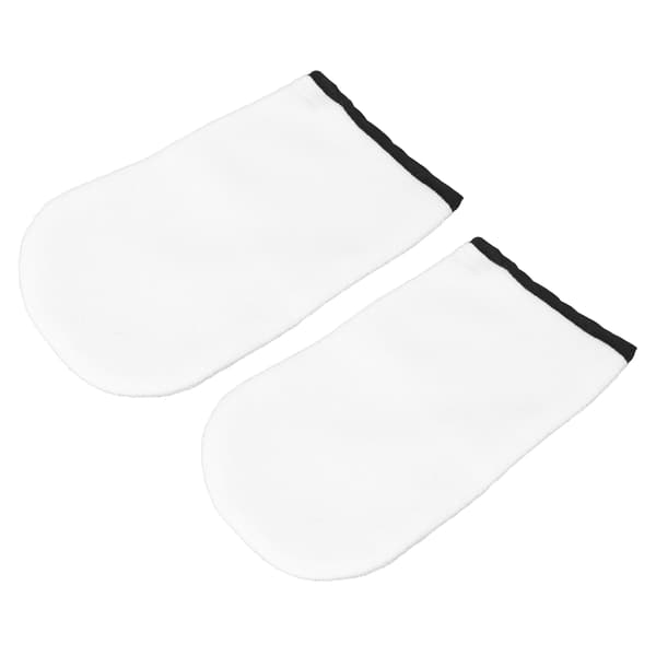2 st Paraffin Wax Handskar Ren Bomull Främjar Absorption Varm Vax Handterapi SPA Handskar Vit