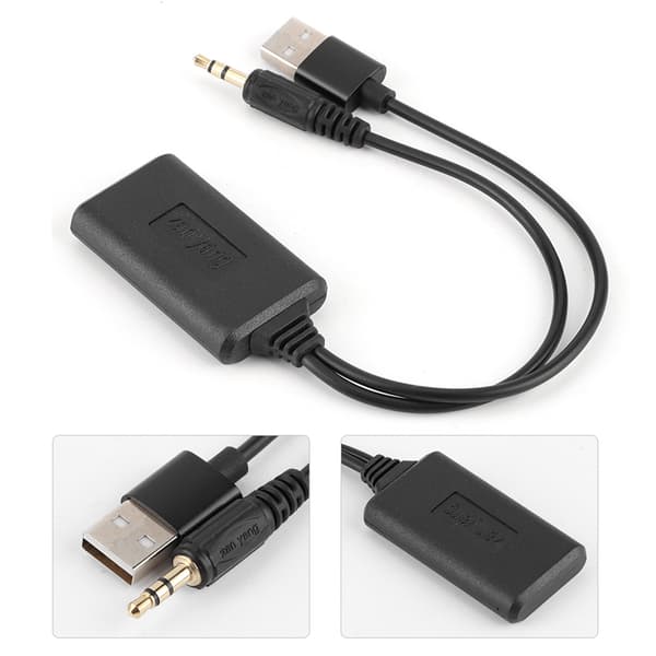 3,5 mm AUX Bluetooth-mottakeradapter Trådløs bilstereo HIFI Stereo Musikk Auto Tilbehør