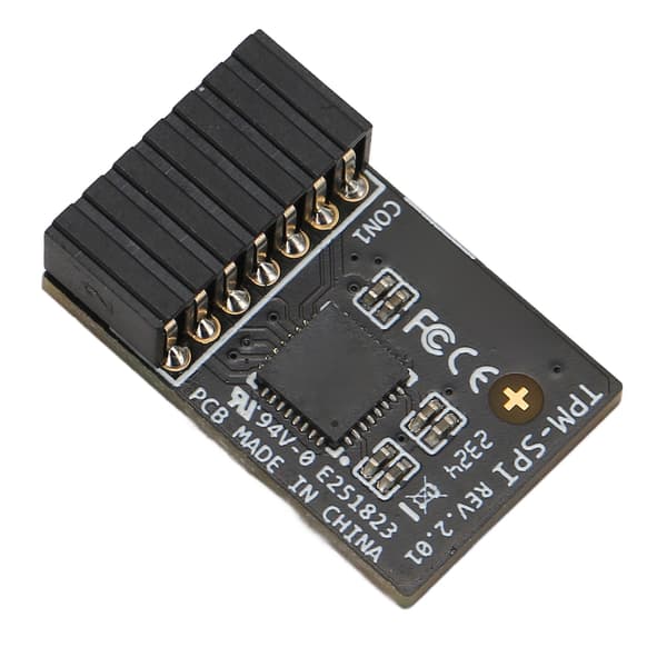 TPM 2.0 Modul SLB 9670 SPI 14Pin Sikkerhetskryptering for ASUS Hovedkort Windows