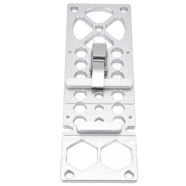 90 Graders Styreskinneklemme Aluminiumlegering Rustfrit Stål Rundsav Tilbehør DIY