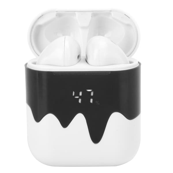 Bluetooth 5.0 Trådløse Stereo Sport Ørepropper Hvit
