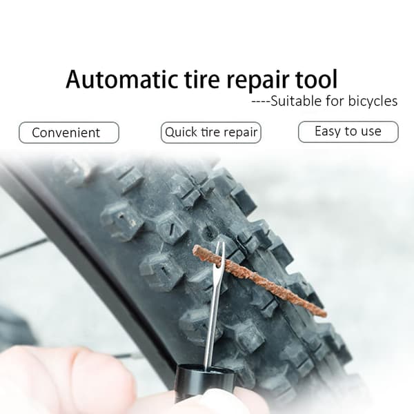 Sykkel Slangeløst Dekk Punktering Reparer Plug Kit Verktøy