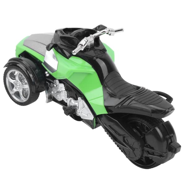 1:14 Legering Motorcykel Legetøjsmodel Høj Simulation Børn Kid Pull-Back Køretøj Legetøj Grøn Motorcykel Model