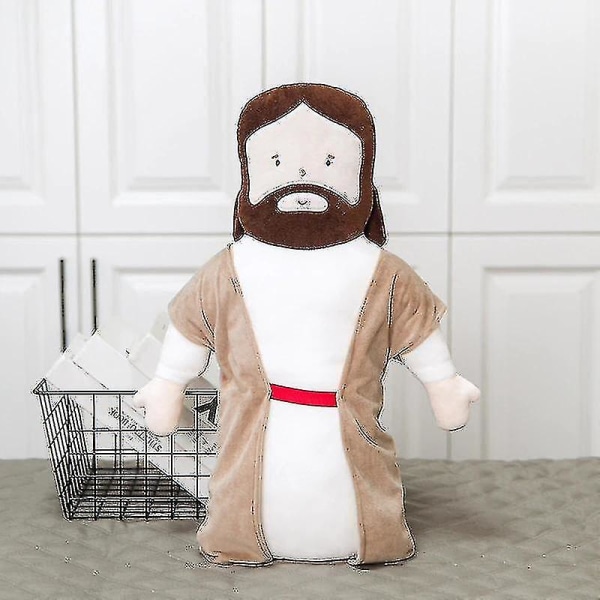 Jesus Kristus Pude Plys Pude Fyldt Legetøj Jesus Form Kropspude Sengetøj Soveværelse Hjem50*28cm A