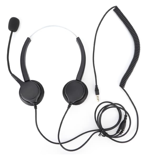 Business Office Fastnettelefon Headset til Fastnet Bordtelefoner VH500D 3.5 Binaural