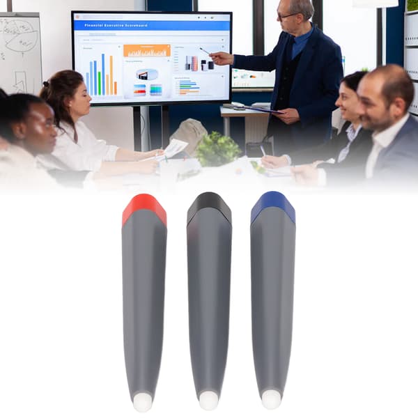 Tåligt ABS-material 3 st Pekskärmspenna för whiteboard och multimediaskärm