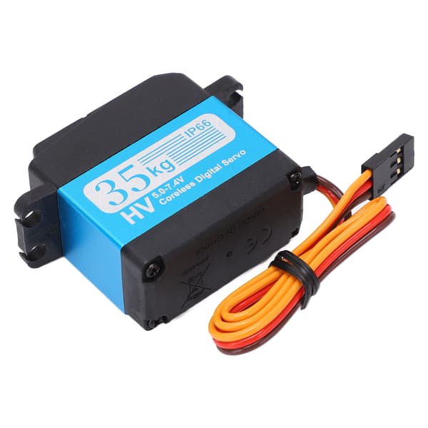 HOBBYFANS 35KG Rustfrit Stål RC Digital Servo Vandtæt til 1 10 RC Bil Båd Robot