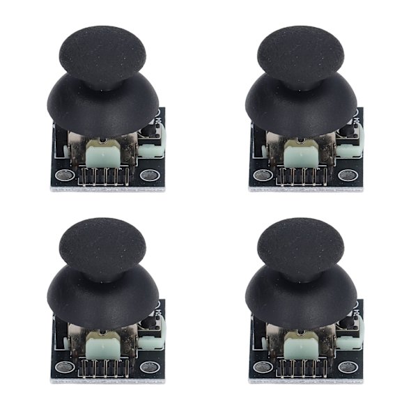 4 st Joystick Modul 5 Pin Spelkontroll Dubbelaxelsensor Kit för PS2