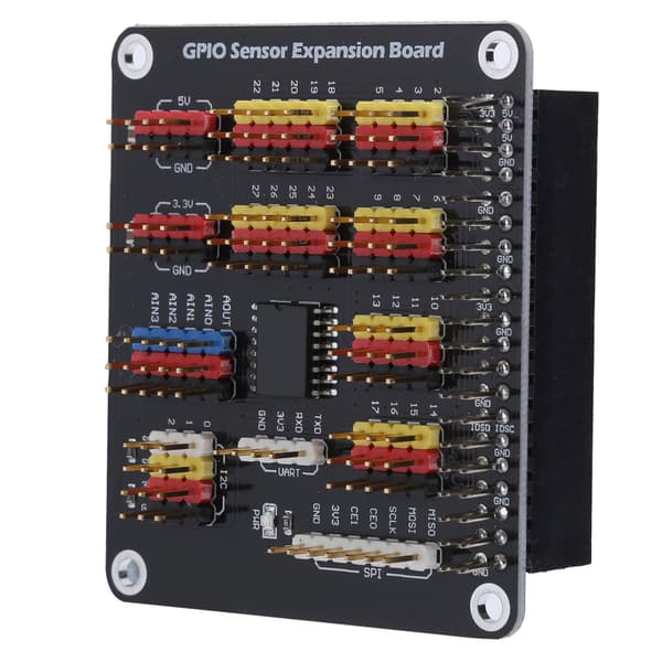 Raspberry Pi 4B 3B Plus AD DA Utvidelseskort Digital Analog Konvertering Spenningsdeteksjon