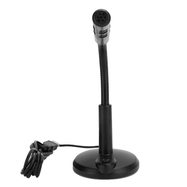 USB-mikrofon Justerbar slange Stasjonær PC Direkte sending Forretningskontor Gaming M-309