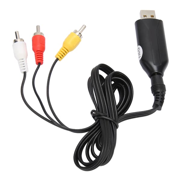 USB Video Capture Card Professional Plug and Play VHS til DVD RCA AV til USB for Windows OS X PC