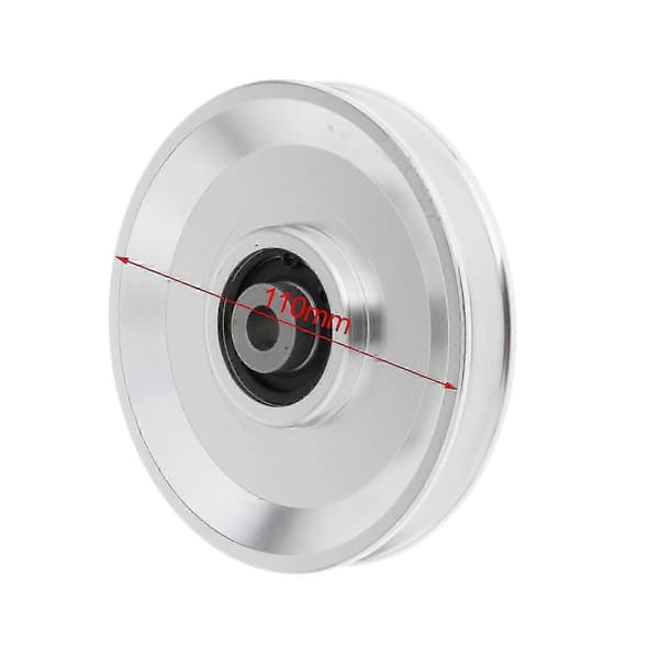Bearing Pulley Gym Accessory Universal for Cable Machine Gym Equipment 54 110mm Silver