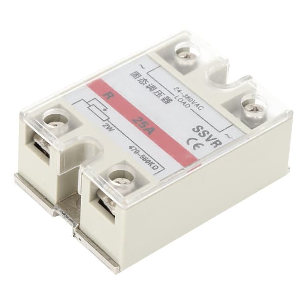 SSVR-25A Solid State Spänningsregulator Enfas Relämodul 24-380VAC Låg Frekvens