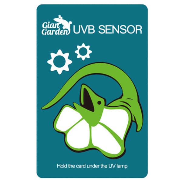 UVB-indikator testkort til terrarium - Genanvendelig hurtig UVB-testsensor til ultraviolette lamper 1pc