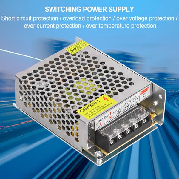 Switching Strömförsörjning Drivrutin Transformator AC 110V 220V till DC 12V 6.5A 80W
