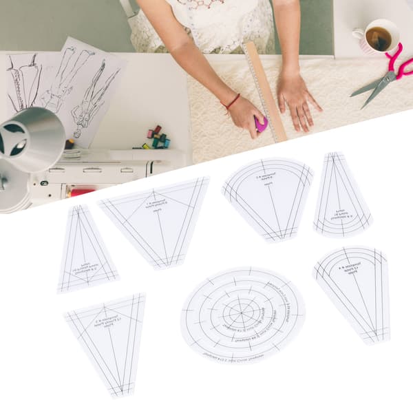 Transparent Akryl Quilting Patchwork Mall Linjal - DIY Sömnadsverktyg