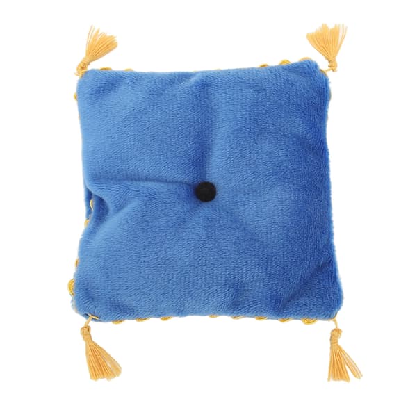 Dockskåp Miniatyr Kudde DIY Lätt Lyx Soffa Säng Tillbehör Docka Sovrum Dekor Blå
