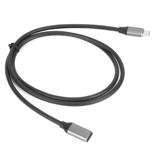 4K HD USB 3.1 PD USB C Förlängningskabel Hane till Hona Typ C Förlängningssladd 3A 60W 1m