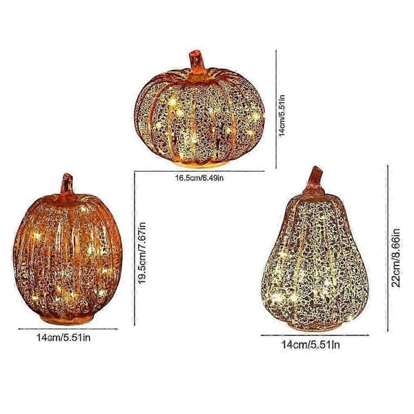 Twinkle LED-lysgresskar, tidsstyrt opplyste glitrende stjerneklare glassgresskar 16.5*14cm