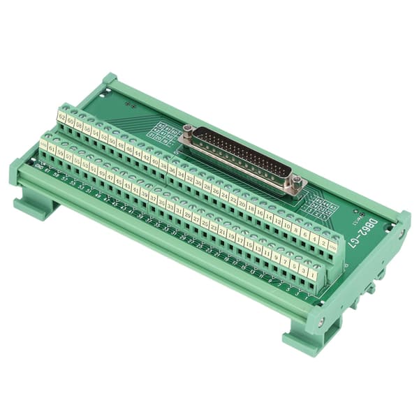Terminal Block Han Hun Stik 3 Rækker Adapter Breakout Board Modul DC 60V DB62-M7
