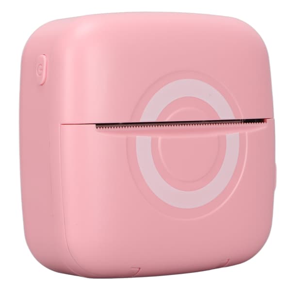 Mini Bærbar Termisk Printer 200DPI Opløsning Ergonomisk Letvægts Pink