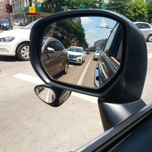 Bil backspegel med dubbla ändamål White right mirror