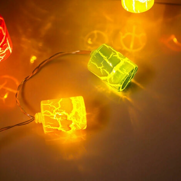 Cisea Outdoor String Lights Decorative LED String Lights Indoor Outdoor 3M String Lights Multicolor IP44 Waterproof Balc