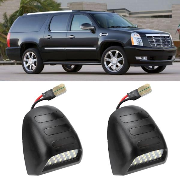 2 stk. LED nummerpladelys til Chevy Silverado 1500 1999 til 2013 DC12V