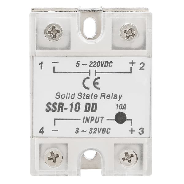 SSR 10A 5-220VDC Solid State -rele, teollisuusautomaation prosessi