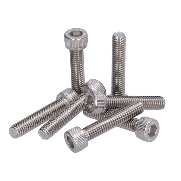 30 stk. M6 304 Rustfrit Stål A2-70 Hex Socket Cap Head Bolte DIN 912 M6x30