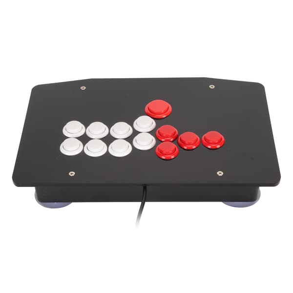 USB 2.0 Arcade Fight Stick med 5 retningsknapper og 8 store handlingsknapper