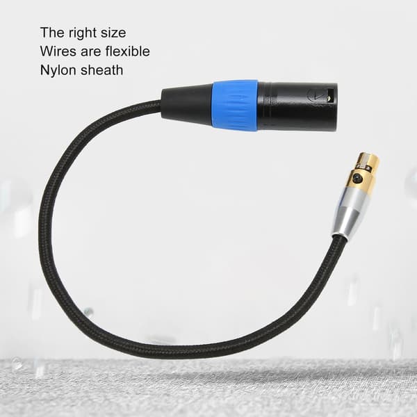Professionel XLR Han til Mini XLR Hun Kabel 3 Pin Adapter - 0.3m/1.0ft