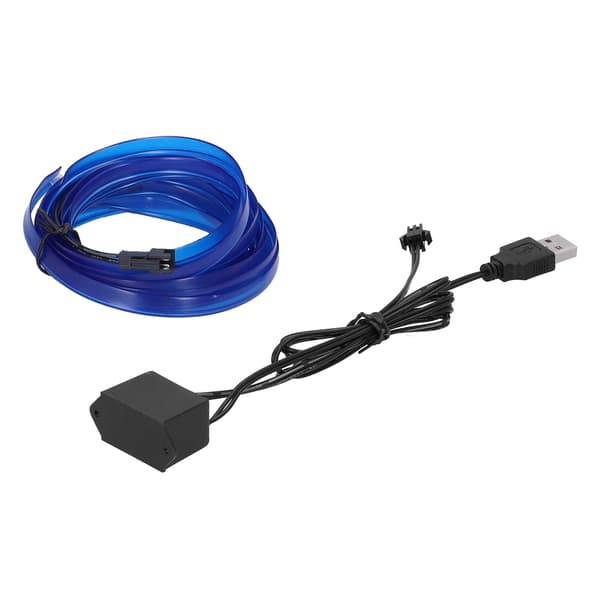 3M 9.8ft USB Bil Ambient LED Lys Strip Fleksibel Indvendig Dekorativ Lampe