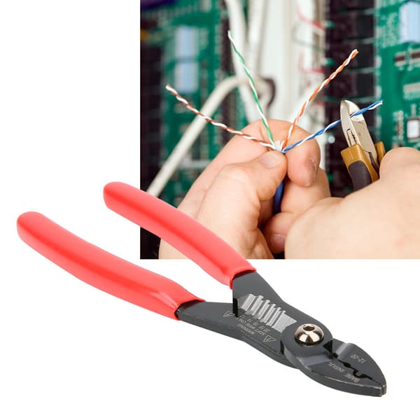 7in Professionel Elektrisk Kabelisolerings- og Krympeværktøj Wire Stripper til Terminaler