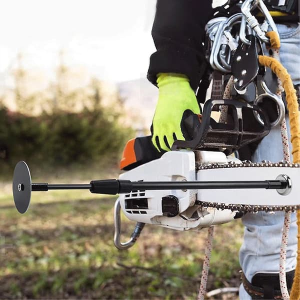 Firewood Meter with Adjustable Magnetic Base - Measuring Tool that Attaches Easily to the Chainsaw
