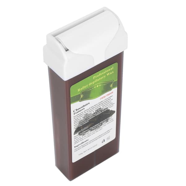 100g Depilatory Wax Roller Krop Ben Bryst Arm Bikini Armhule Hårfjerning Roller Voks Chokolade