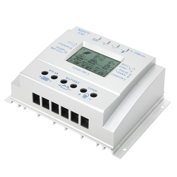 80A LCD PWM Solar MPPT Laderegulator 12V 24V Regulator