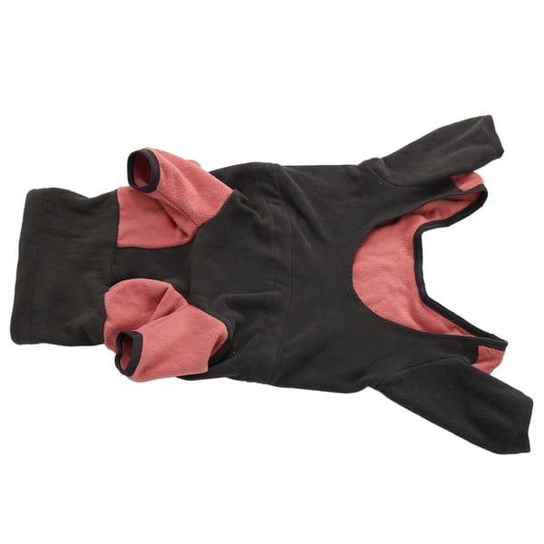Hundrock Hundjacka Elastisk Polyester Höghalsad 4-bens Hundvinterkläder Justerbart Spänne Storlek M